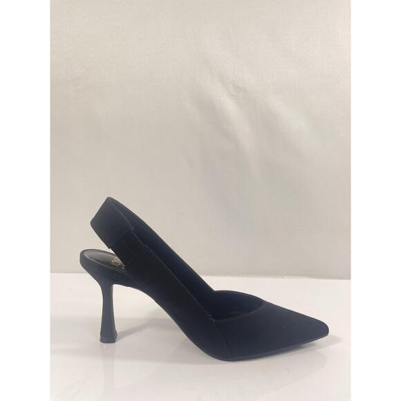 Jones New York Shoes Womens Size 7.5 Black JNY-MODAN Slingback Pointed Toe Heels - Picture 2 of 10